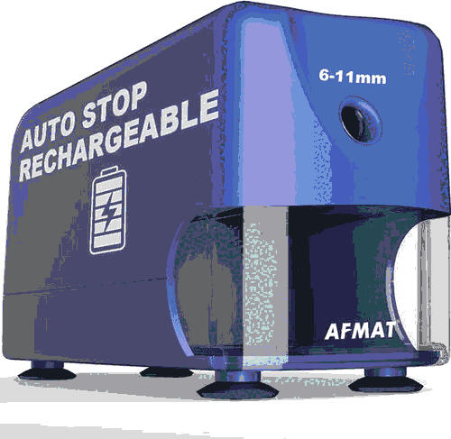 AFMAT rechargeable sharpener, blue